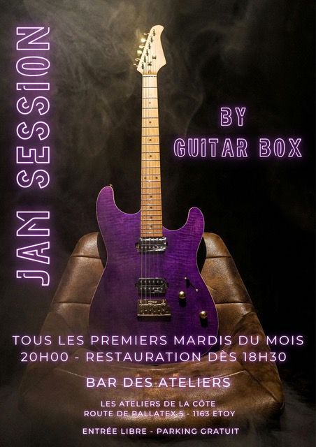 Guitar Box Jam session affiche